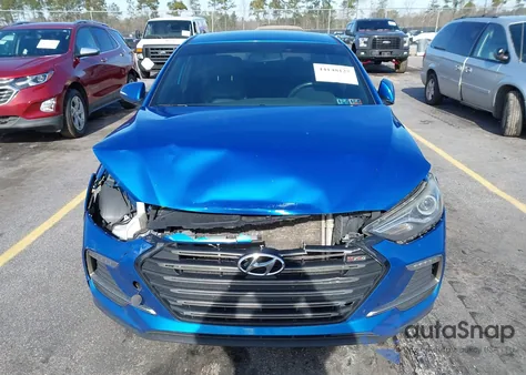 2017 Hyundai Elantra Sport z USA, uszkodzony, nr VIN KMHD04LB3HU291888